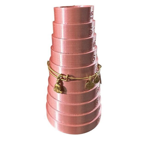 Signed Alex & Ani Gold Tone 4 Charms Buddha Adjustable Bangle Bracelet 7” NWT - Picture 13 of 14